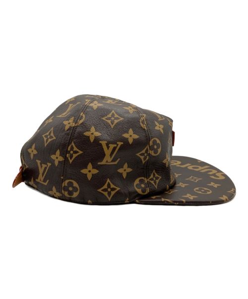 LOUIS VUITTON（ルイ ヴィトン）LOUIS VUITTON (ルイ ヴィトン) SUPREME (シュプリーム) キャップ ブラウン サイズ:-の古着・服飾アイテム