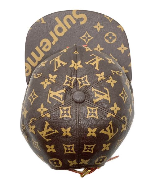 LOUIS VUITTON（ルイ ヴィトン）LOUIS VUITTON (ルイ ヴィトン) SUPREME (シュプリーム) キャップ ブラウン サイズ:-の古着・服飾アイテム