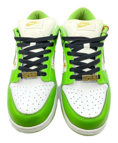 NIKE SB（ナイキエスビー）NIKE SB (ナイキエスビー) SUPREME (シュプリーム) Dunk Low OG QS グリーン サイズ:26cm (US 8)の古着・服飾アイテム