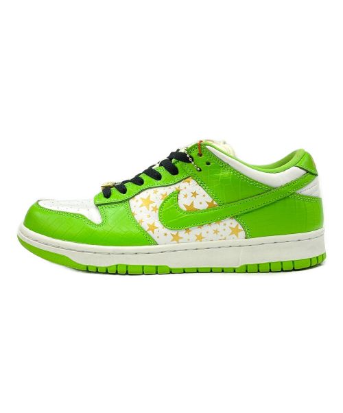 NIKE SB（ナイキエスビー）NIKE SB (ナイキエスビー) SUPREME (シュプリーム) Dunk Low OG QS グリーン サイズ:26cm (US 8)の古着・服飾アイテム