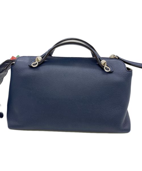 FENDI（フェンディ）FENDI (フェンディ) ハンドバッグ ネイビーの古着・服飾アイテム