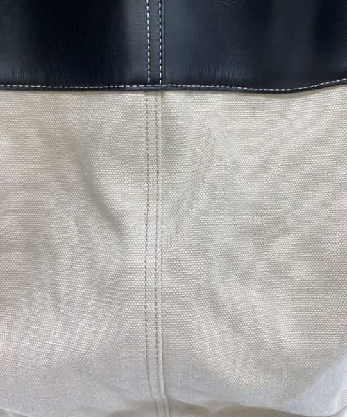 BOTTEGA VENETA（ボッテガベネタ）BOTTEGA VENETA (ボッテガベネタ) トートバッグ ベージュ×ブラックの古着・服飾アイテム
