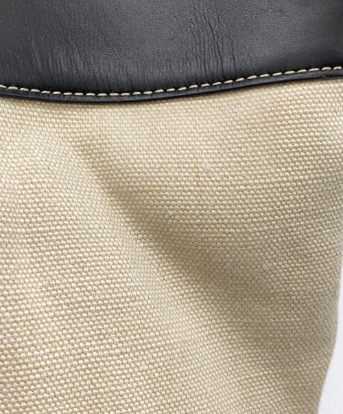 BOTTEGA VENETA（ボッテガベネタ）BOTTEGA VENETA (ボッテガベネタ) トートバッグ ベージュ×ブラックの古着・服飾アイテム
