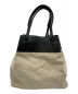 BOTTEGA VENETA（ボッテガベネタ）の古着「トートバッグ」｜ベージュ×ブラック