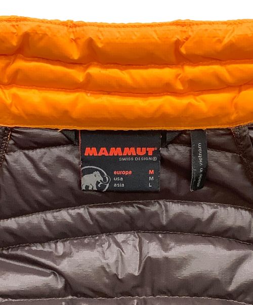 MAMMUT（マムート）MAMMUT (マムート) ライトダウンジャケット オレンジ サイズ:Mの古着・服飾アイテム
