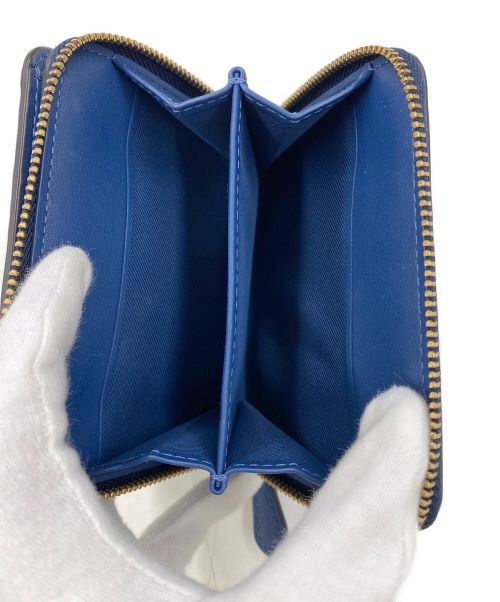 COACH（コーチ）COACH (コーチ) ビルフォールド ウォレット・リベット ブルーの古着・服飾アイテム