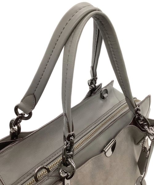 COACH（コーチ）COACH (コーチ) ハンドバッグ グレーの古着・服飾アイテム
