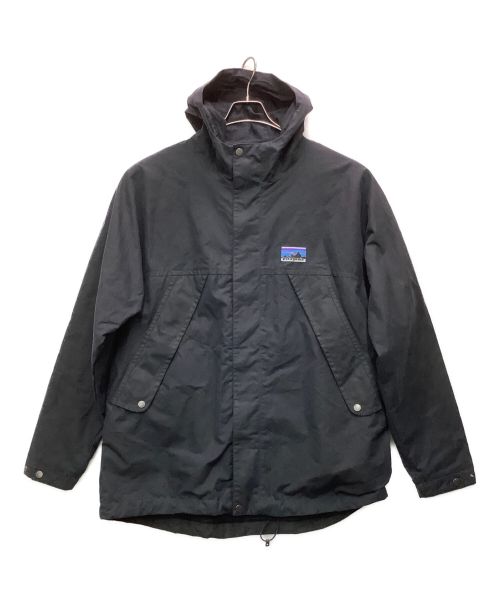 Patagonia（パタゴニア）Patagonia (パタゴニア) ワックスド・コットン・ジャケット ブラック サイズ:XLの古着・服飾アイテム