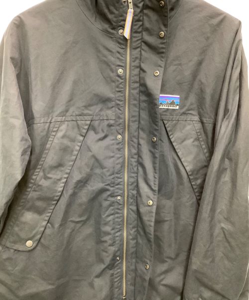 Patagonia（パタゴニア）Patagonia (パタゴニア) ワックスド・コットン・ジャケット ブラック サイズ:XLの古着・服飾アイテム
