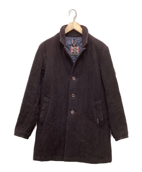 LAVENHAM（ラベンハム）LAVENHAM (ラベンハム) キルティングウールコート パープル サイズ:SIZE 34の古着・服飾アイテム