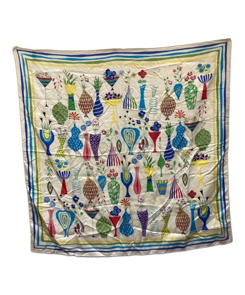 GUCCI（グッチ）GUCCI (グッチ) スカーフ ベージュマルチの古着・服飾アイテム