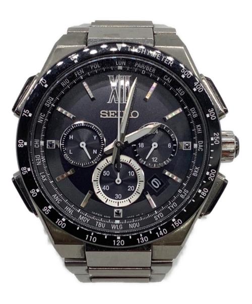 SEIKO（セイコー）SEIKO (セイコー) 腕時計 ブラックの古着・服飾アイテム