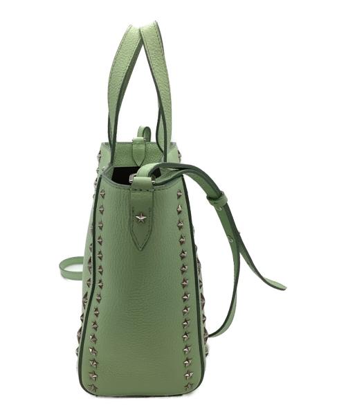 JIMMY CHOO（ジミーチュウ）JIMMY CHOO (ジミーチュウ) PEGASI 2WAYバッグ グリーンの古着・服飾アイテム