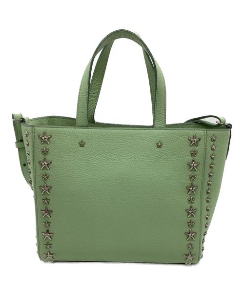 JIMMY CHOO（ジミーチュウ）JIMMY CHOO (ジミーチュウ) PEGASI 2WAYバッグ グリーンの古着・服飾アイテム