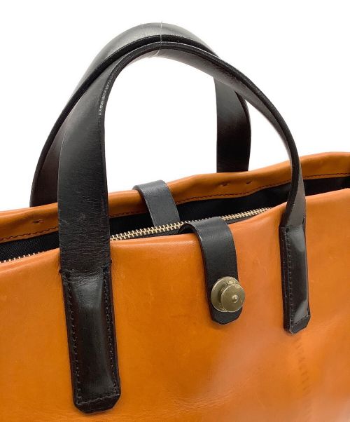 「Lin-ku」輪怐（リンク）「Lin-ku」輪怐 (リンク) ショルダーバッグ ブラック×ブラウンの古着・服飾アイテム