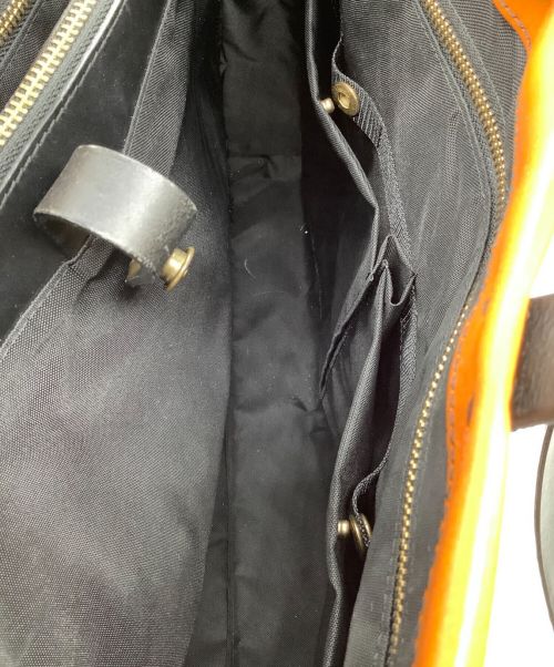 「Lin-ku」輪怐（リンク）「Lin-ku」輪怐 (リンク) ショルダーバッグ ブラック×ブラウンの古着・服飾アイテム