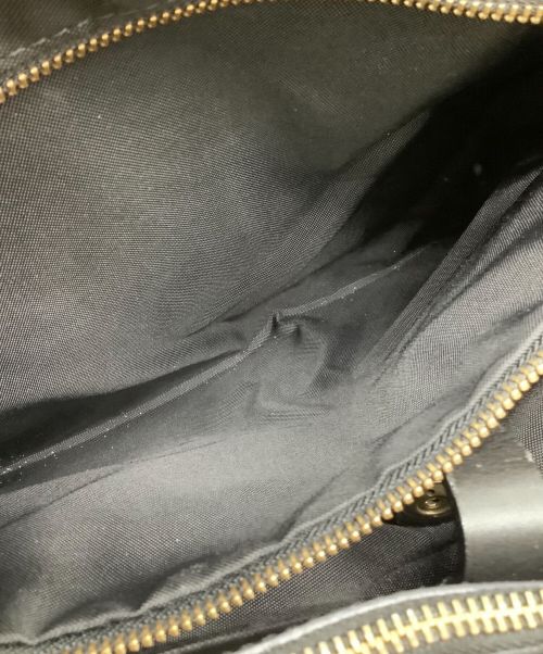 「Lin-ku」輪怐（リンク）「Lin-ku」輪怐 (リンク) ショルダーバッグ ブラック×ブラウンの古着・服飾アイテム