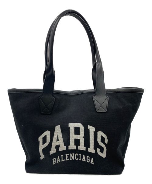 BALENCIAGA（バレンシアガ）BALENCIAGA (バレンシアガ) CITES PARIS JUMBO/トートバッグ ブラックの古着・服飾アイテム