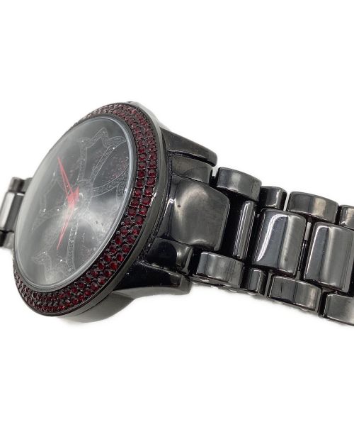 ANNE COQUINE（アンコキーヌ）ANNE COQUINE (アンコキーヌ) 腕時計 ブラック×レッドの古着・服飾アイテム