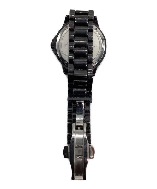 ANNE COQUINE（アンコキーヌ）ANNE COQUINE (アンコキーヌ) 腕時計 ブラック×レッドの古着・服飾アイテム