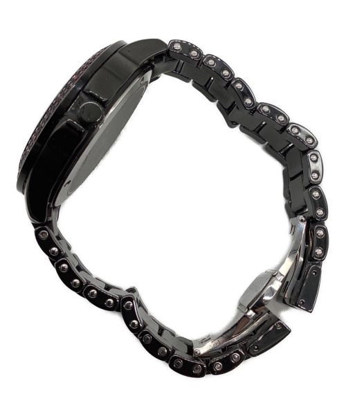 ANNE COQUINE（アンコキーヌ）ANNE COQUINE (アンコキーヌ) 腕時計 ブラック×レッドの古着・服飾アイテム