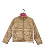 adidasアディダス）の古着「SHORT PUFFER JACKET（ショートパファージャケット）」｜ベージュ