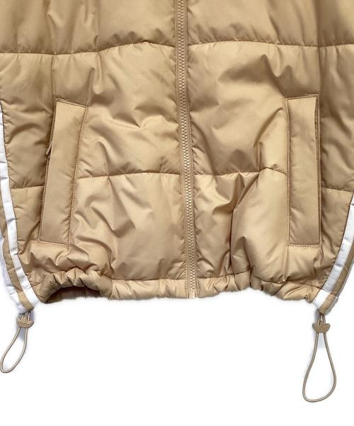 adidas（アディダス）adidas (アディダス) SHORT PUFFER JACKET（ショートパファージャケット） ベージュ サイズ:Sの古着・服飾アイテム
