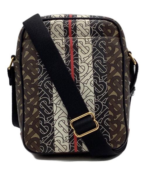 BURBERRY（バーバリー）BURBERRY (バーバリー) TBロゴ モノグラム ショルダーバッグ ブラウン×ブラック×ホワイトの古着・服飾アイテム