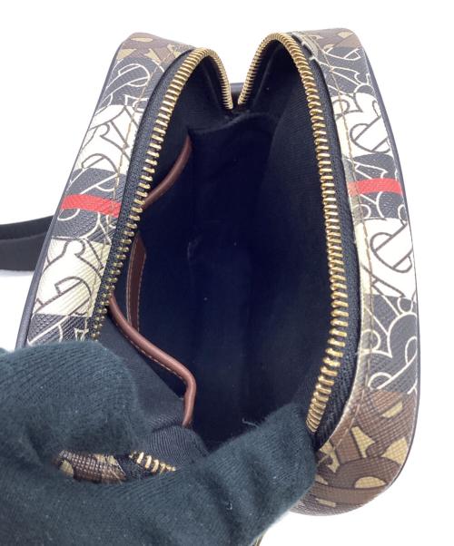 BURBERRY（バーバリー）BURBERRY (バーバリー) TBロゴ モノグラム ショルダーバッグ ブラウン×ブラック×ホワイトの古着・服飾アイテム