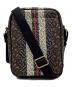 BURBERRY（バーバリー）の古着「TBロゴ モノグラム ショルダーバッグ」｜ブラウン×ブラック×ホワイト