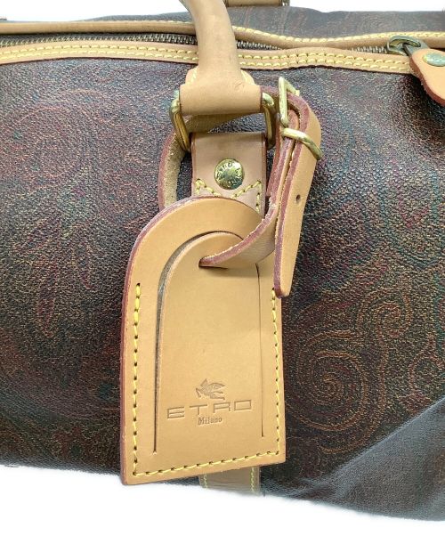 ETRO（エトロ）ETRO (エトロ) ボストンバッグ ブラウンの古着・服飾アイテム