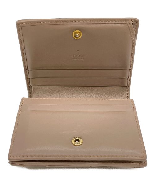 GUCCI（グッチ）GUCCI (グッチ) GGマーモントコンパクトウォレットの古着・服飾アイテム