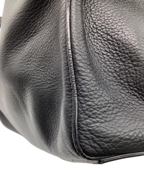 FARO（ファーロ）FARO (ファーロ) かぶせハンドバッグ ブラックの古着・服飾アイテム