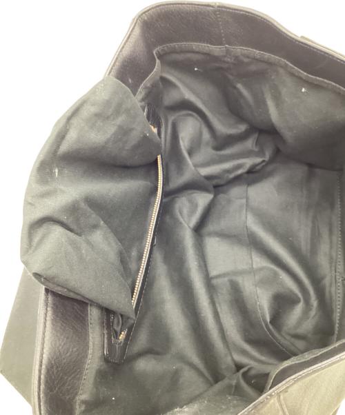 FARO（ファーロ）FARO (ファーロ) かぶせハンドバッグ ブラックの古着・服飾アイテム