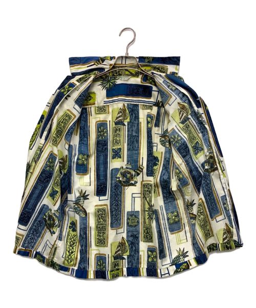 HOOKANO（ホオカノ）HOOKANO (ホオカノ) アロハシャツ ブルー×ホワイト サイズ:Ｓの古着・服飾アイテム