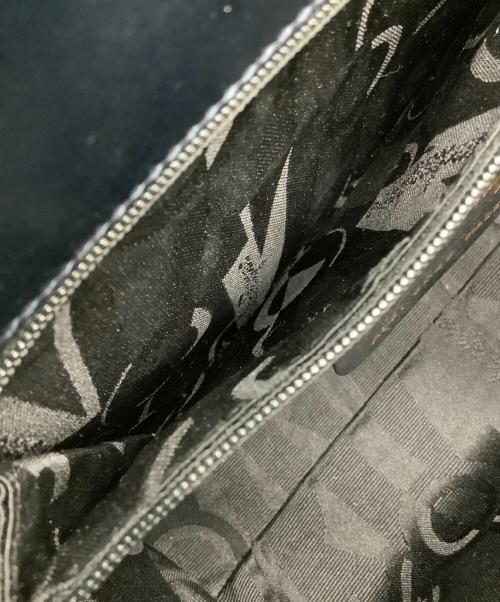 Salvatore Ferragamo（サルヴァトーレ フェラガモ）Salvatore Ferragamo (サルヴァトーレ フェラガモ) チェーンショルダーバッグ ブラック×ゴールドの古着・服飾アイテム