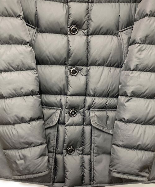 MONCLER（モンクレール）MONCLER (モンクレール) ファーフードダウンジャケット ブラック サイズ:4の古着・服飾アイテム