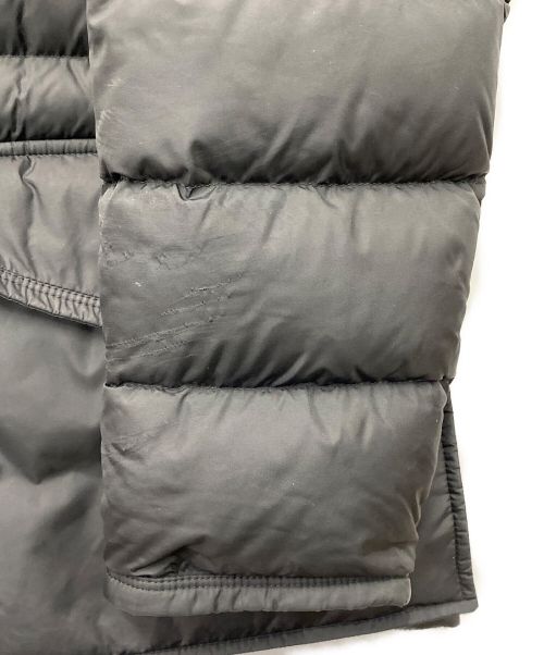 MONCLER（モンクレール）MONCLER (モンクレール) ファーフードダウンジャケット ブラック サイズ:4の古着・服飾アイテム