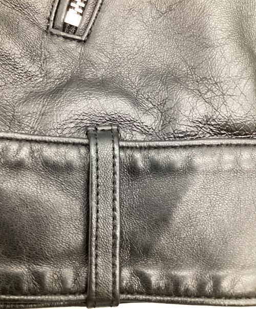 UN3D.（アンスリード）UN3D. (アンスリード) ライダースジャケット ブラック サイズ:36の古着・服飾アイテム