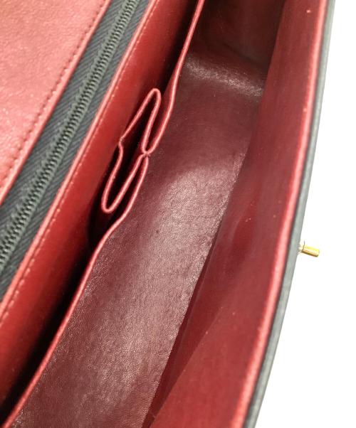 CHANEL（シャネル）CHANEL (シャネル) ダブルチェーンショルダーバッグ ブラックの古着・服飾アイテム