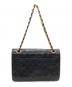 CHANEL (シャネル) ダブルチェーンショルダーバッグ ブラック：220000円