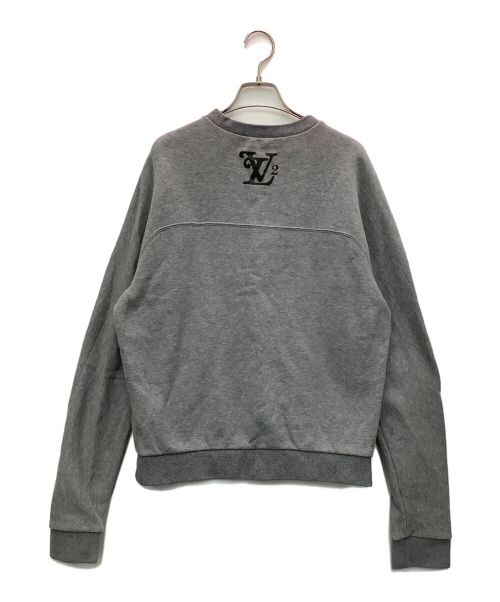LOUIS VUITTON（ルイ ヴィトン）LOUIS VUITTON (ルイ ヴィトン) スクエアードロゴスウエット グレー サイズ:XSの古着・服飾アイテム