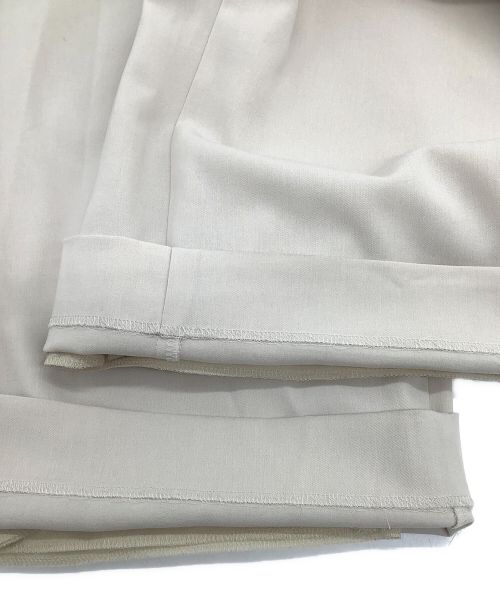 Plage（プラージュ）Plage (プラージュ) タックパンツ アイボリー サイズ:36の古着・服飾アイテム
