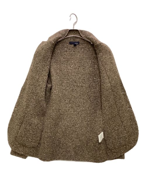 LARDINI（ラルディーニ）LARDINI (ラルディーニ) シングルニットジャケット ブラウン サイズ:Ｓの古着・服飾アイテム