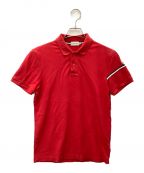 MONCLERモンクレール）の古着「ポロシャツ」｜レッド