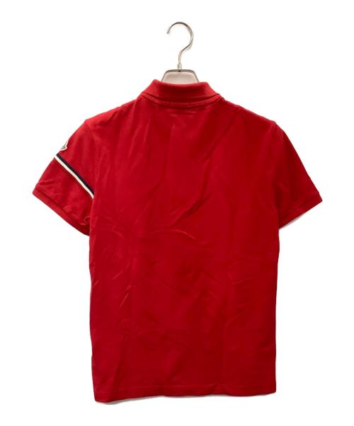 MONCLER（モンクレール）MONCLER (モンクレール) ポロシャツ レッド サイズ:Ｓの古着・服飾アイテム
