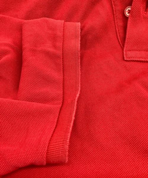 MONCLER（モンクレール）MONCLER (モンクレール) ポロシャツ レッド サイズ:Ｓの古着・服飾アイテム