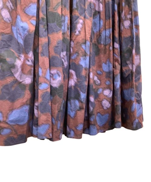 DEPAREILLE（デパリエ）DEPAREILLE (デパリエ) フレアスカート ネイビー×パープル サイズ:38の古着・服飾アイテム