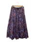 DEPAREILLE（デパリエ）の古着「フレアスカート」｜ネイビー×パープル