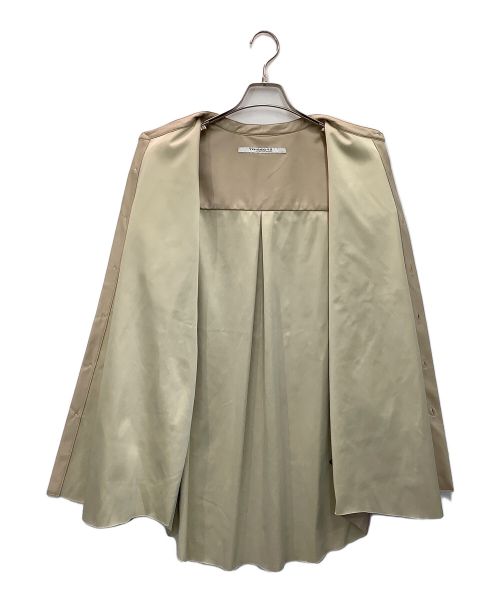 TRISECT2（トライセクト2）TRISECT2 (トライセクト2) フェイクレザーシャツ ベージュ サイズ:Lの古着・服飾アイテム